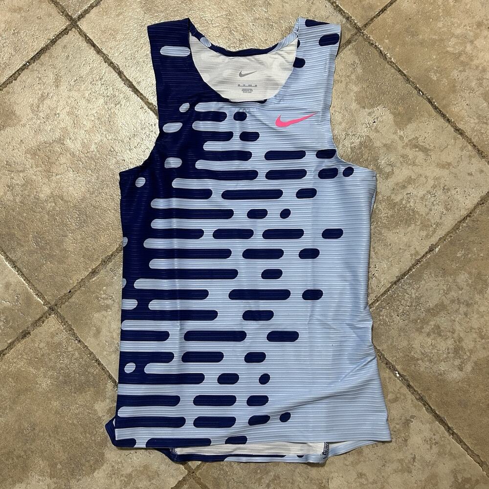 Nike Pro Elite 2023 Racing Singlet Made In USA DR4850-455 Men’s Size XS-Tall